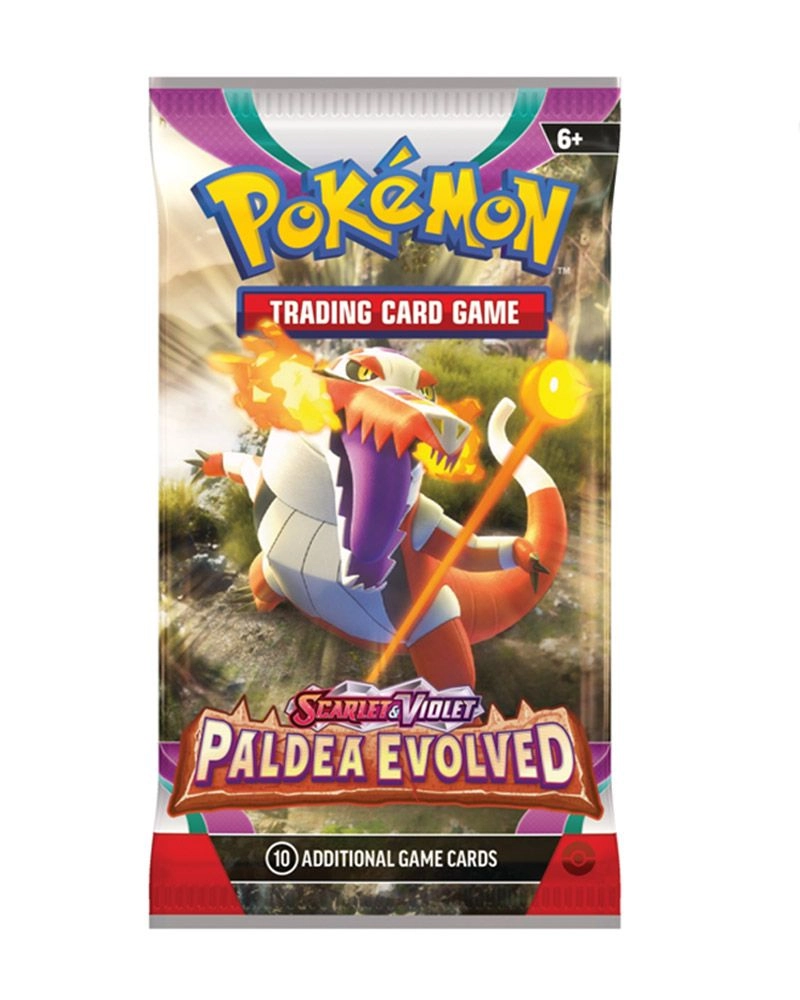 Pokemon Scarlet & Violet Paldea Evolved Booster Pack - 10pcs