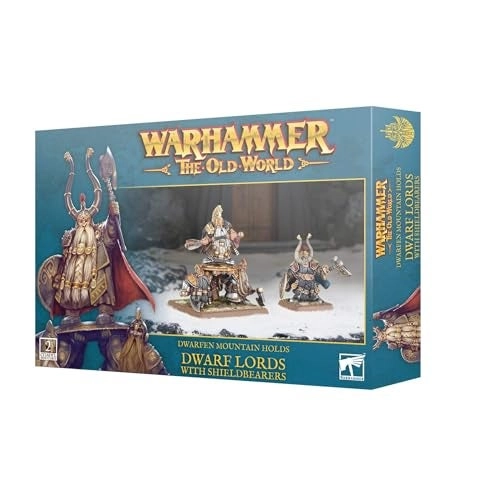 Games Workshop Warhammer: The Old World - Dwarfen Mountain Holds: Dwarf Lords with Shieldbearers