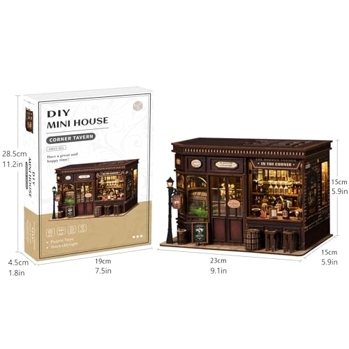 Corner Tavern Book Nook - tavern 1:12