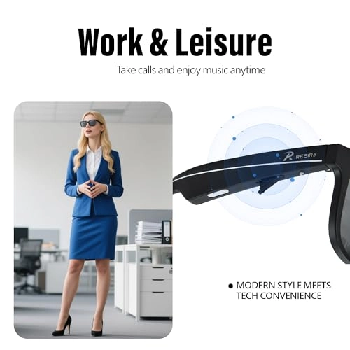 Smart Audio Sunglasses - Wireless Connectivity Hands-Free Calling UV400 Protection