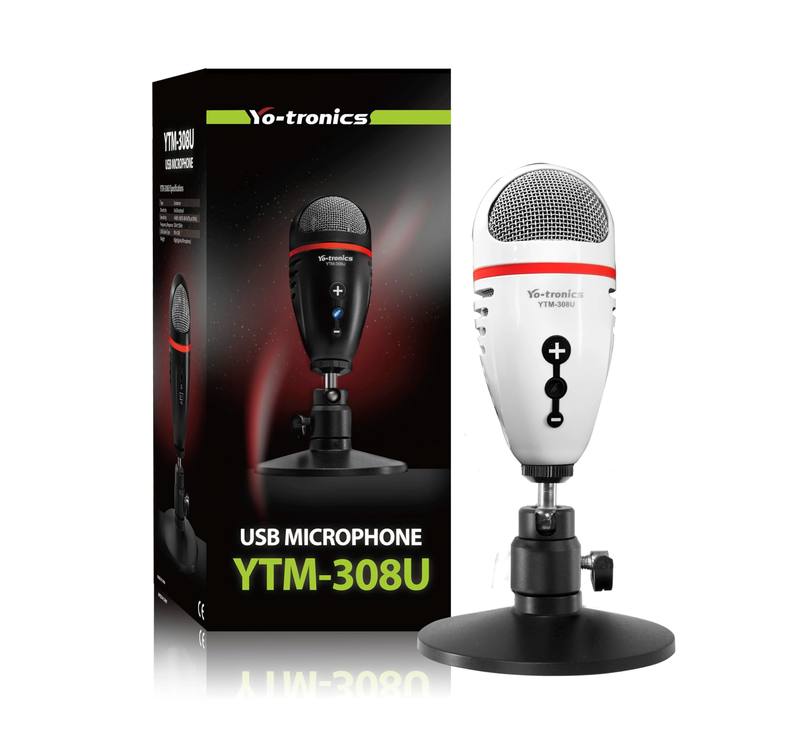YTM-308U-WH USB Microphone