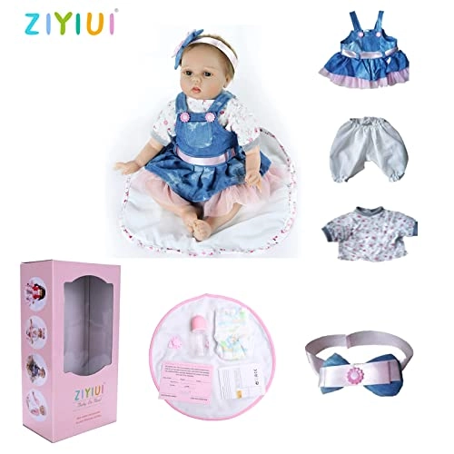 Reborn Baby Doll - 22 Inches / 55 cm Silicone Ages 3+