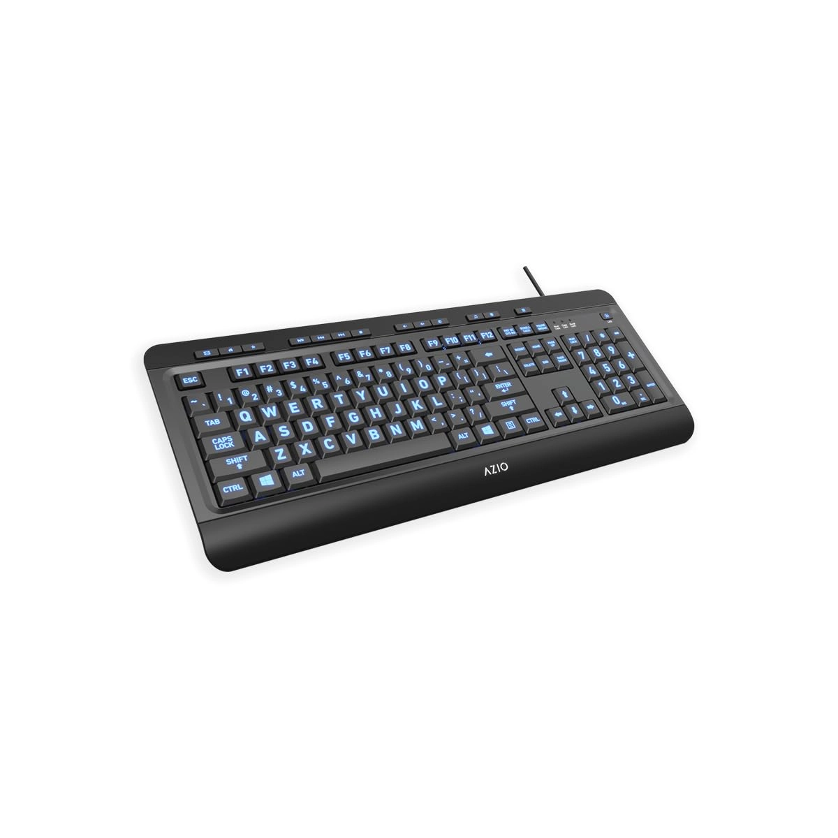 Azio Large Print Keyboard - QWERTY Wired