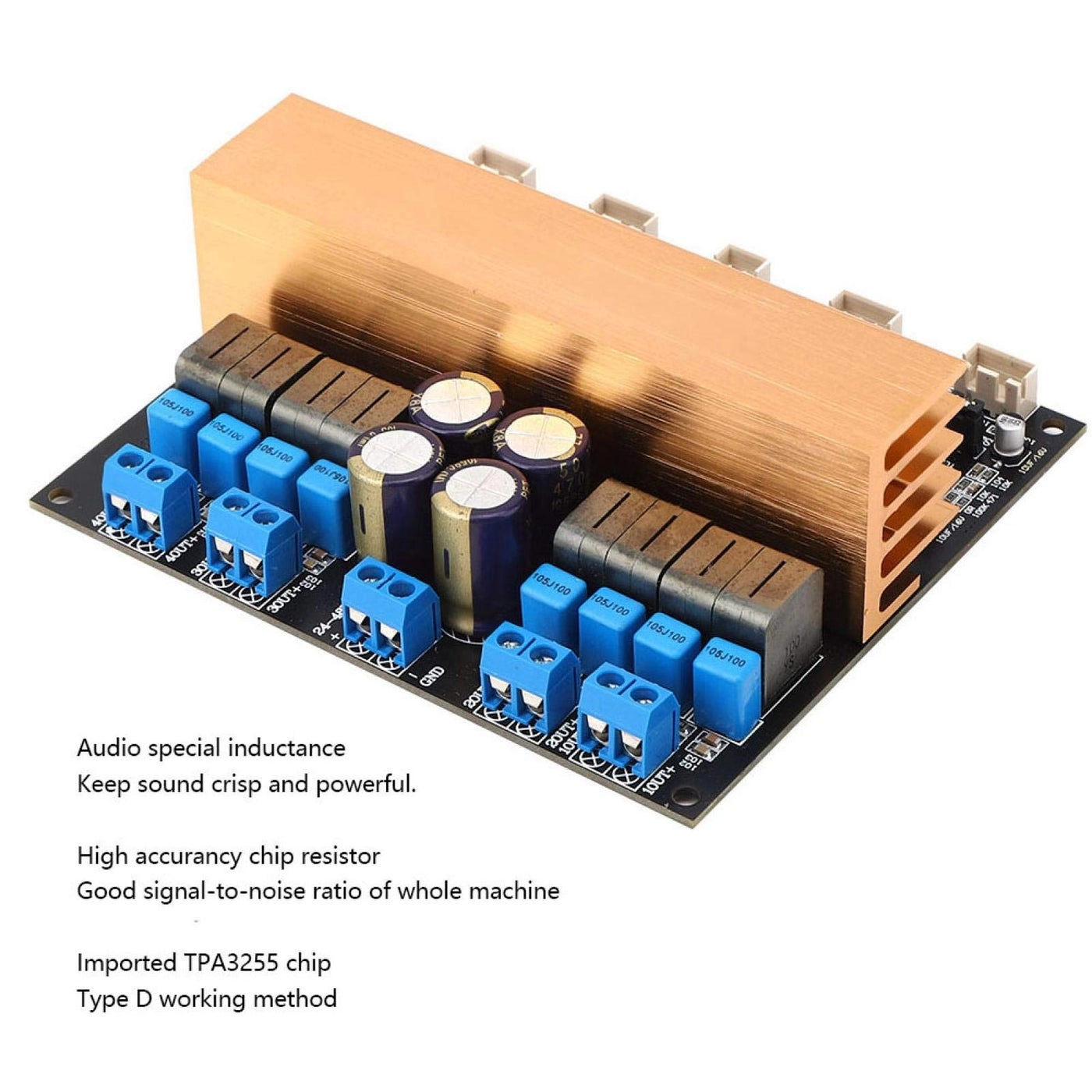 TPA3255 - Class D 4 channels 37.5 Watts