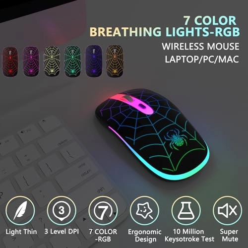 Rechargeable Optical Mouse - Wireless