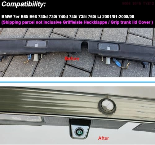 HD IP68 Rear View Camera - Night vision 1280x 720 pixels + 7'' Monitor