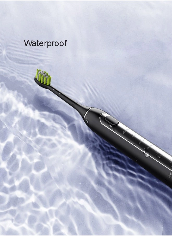 Electric Toothbrush - 2 Brush Heads Charging Cable