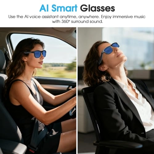 QT-35 - Bluetooth 5.4 140 Languages Black Frame Grey Lens