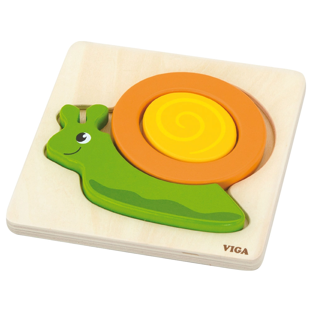 Handy Block Snail Puzzle - Suitable for 18 months-3 years
