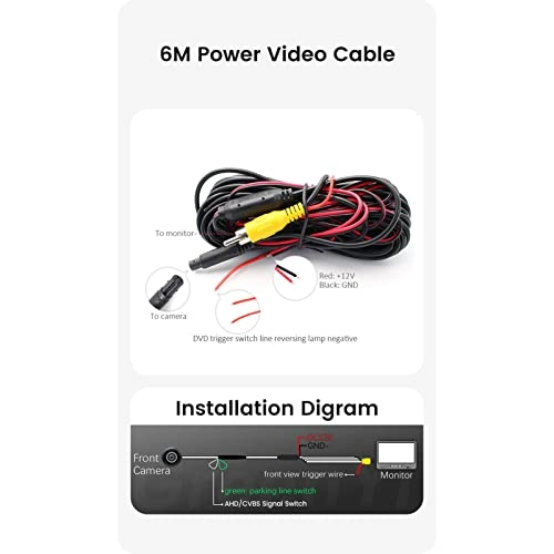 AHD Truck Backup Camera - Night vision Wire 1080P