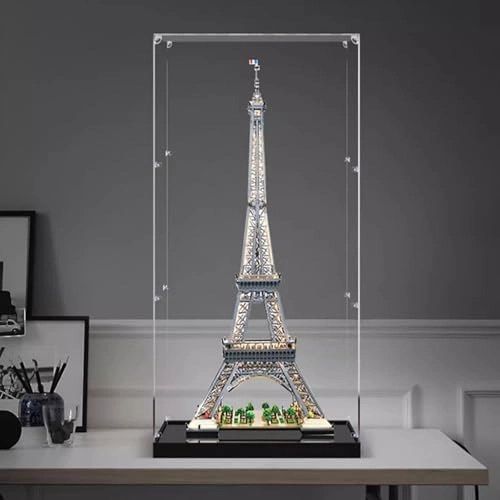 Display Case for Lego 10307 Eiffel Tower - 59.94 x 59.94 x 154.94 cm 3mm