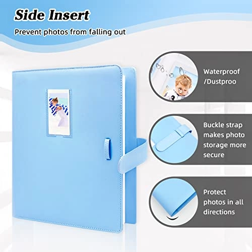 2x3" 640 Pockets Leather Photo Album