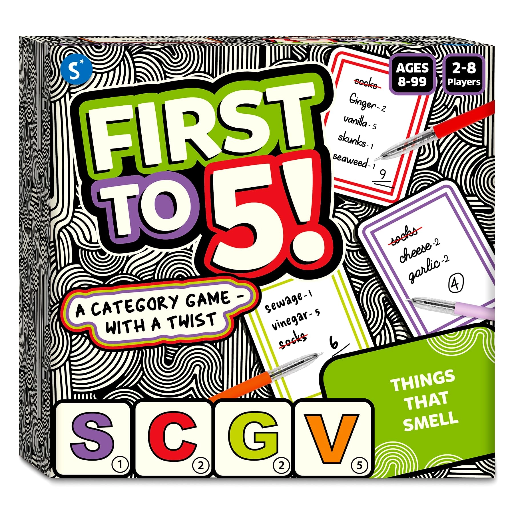Skillmatics First to 5! - Card Game