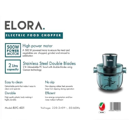 ELVC-4221 - Multi Chopper 600W Blue