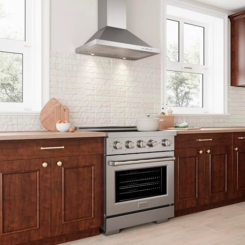 Convertible Vent Wall Mount Range Hood - 30"