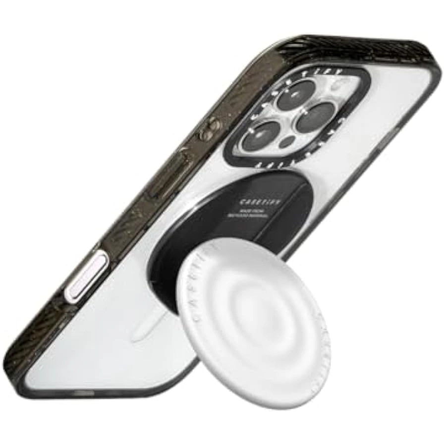 Snappy Ripple Grip Stand - Compatible with Magsafe White