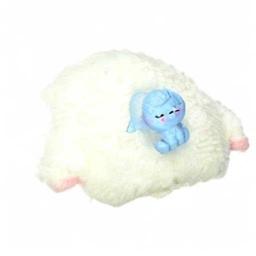 Barbie Cutie Reveal Cozy Cute Tees - Lamb in “Dream” T-shirt Pink-Streaked Blond Hair Blue Eyes Ages 3+