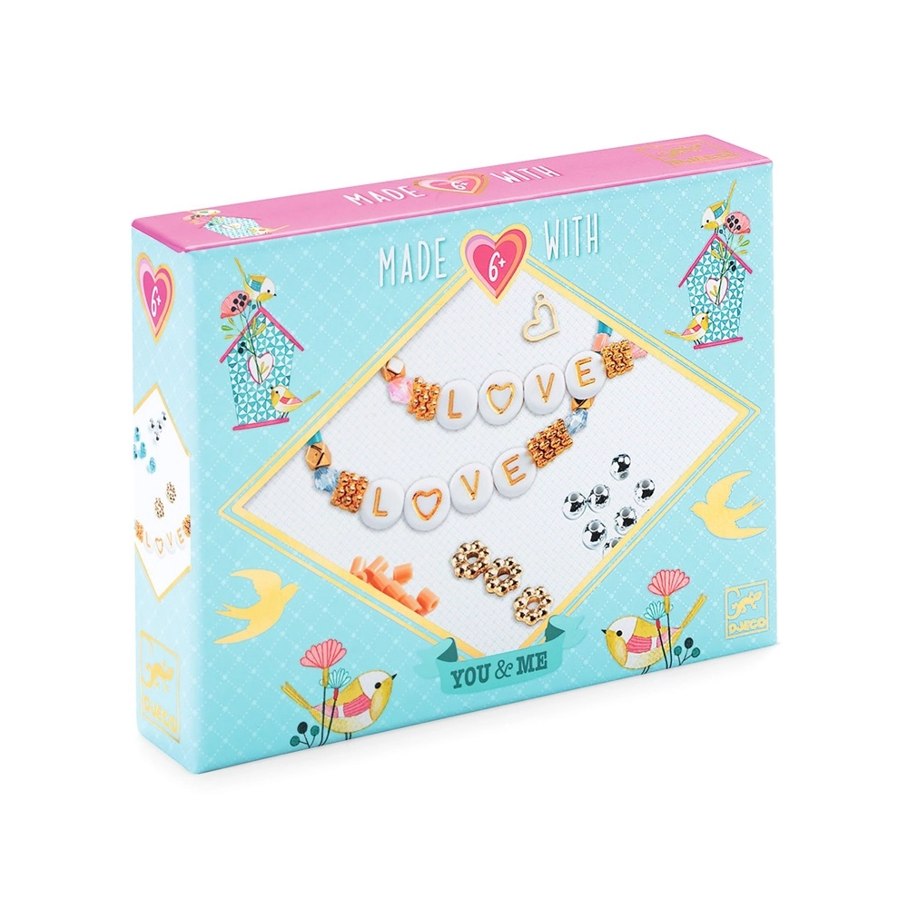 DJECO Duo Jewels - Letter Threading Craft Kit