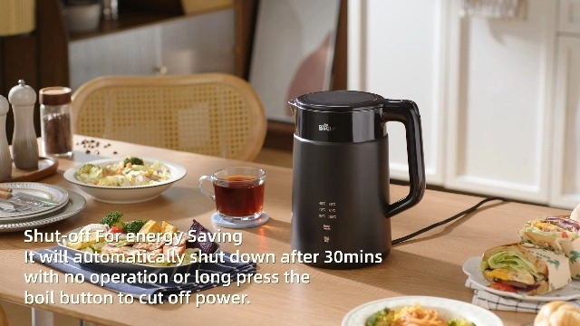 Temperature Control Stainless Steel Electric Kettle
