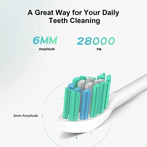 Electric Toothbrush - 4 Brush Heads USB Charging 5 Modes