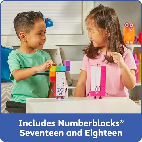 Numberblocks Seventeen + Numberblocks Eighteen - Children aged 3-6 years old 2 pieces