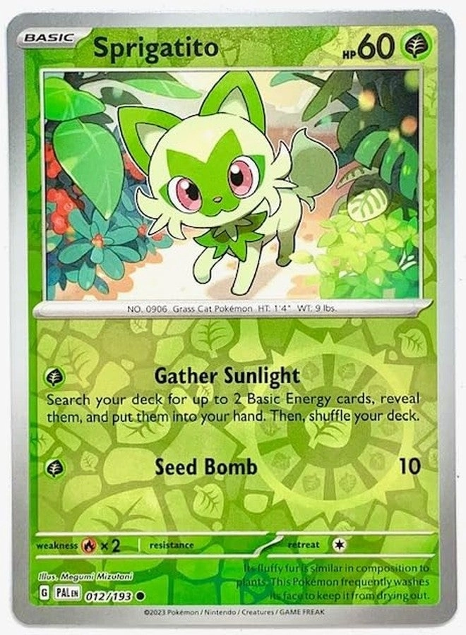 Pokémon Sprigatito 012/193 - Paldea Evolved