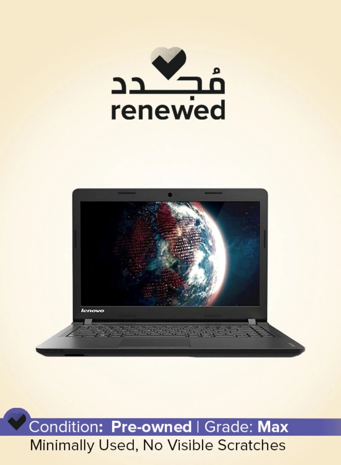 Lenovo (Renewed) ThinkPad Edge - 15.6 in 256 GB 8 GB Core i3