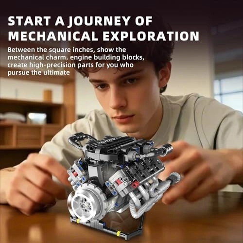 SVJ V8 Engine - 715pcs