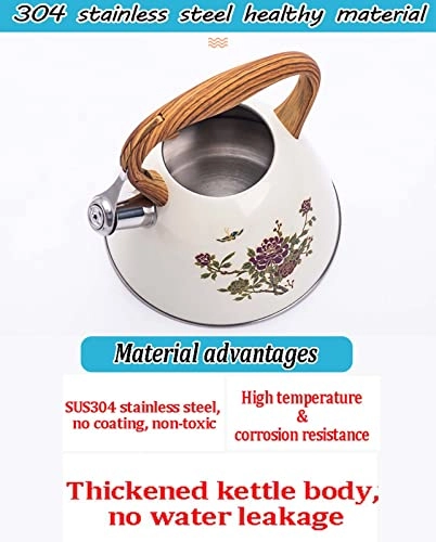 Stovetop Induction Whistling Kettle - 5L