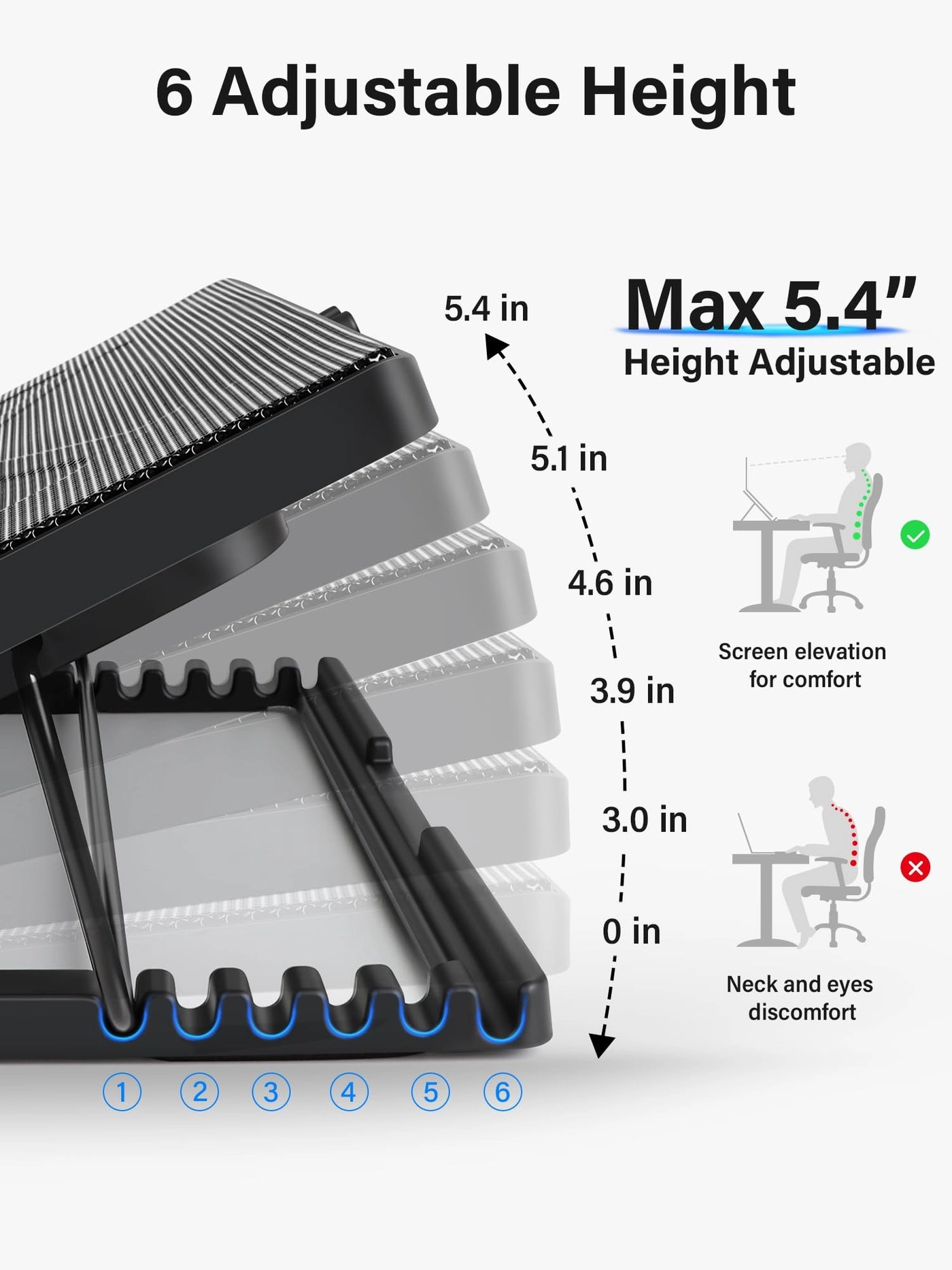 Laptop Cooling Pad - 5 12"-17"