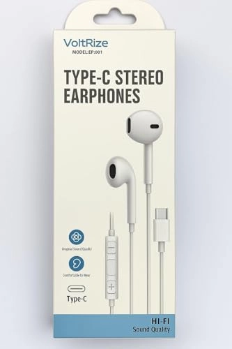 Stereo Type-C Earphone Wired Earphone