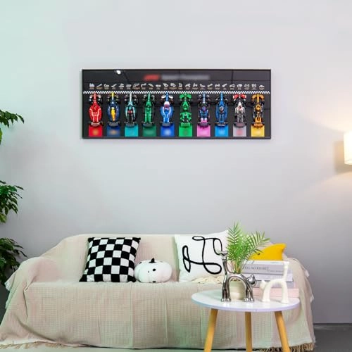 Display Wallboard - aluminum non-yellowing acrylic for LEGO Speed Champions 77242-77251