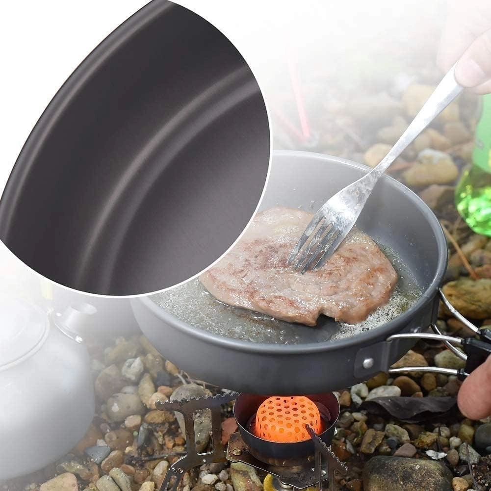Camping Cookware Mess Kit - 11-Piece