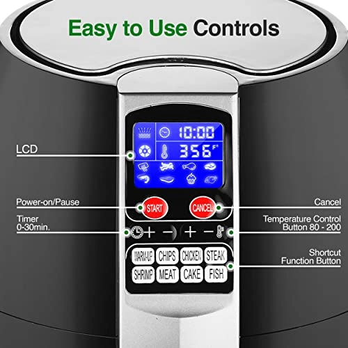 Hot Air Fryer - 3.5 Liters