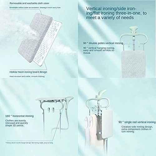 Vertical Garment Steamer - 1500W Double Rod 45S