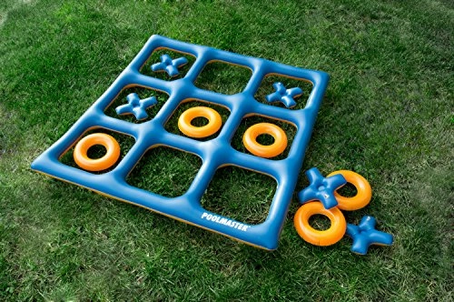 Giant Floating Tic Tac Toe - 4 feet square Orange/Blue (Reversible)