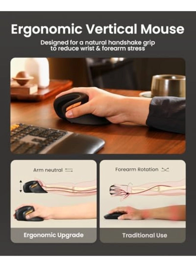EM11 NL Ergonomic Vertical Mouse - Wireless