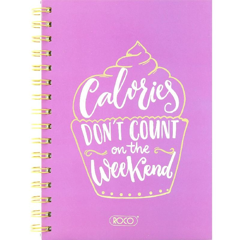 Notebook 19 X 26 cm Spiral - Grid 100 Sheets