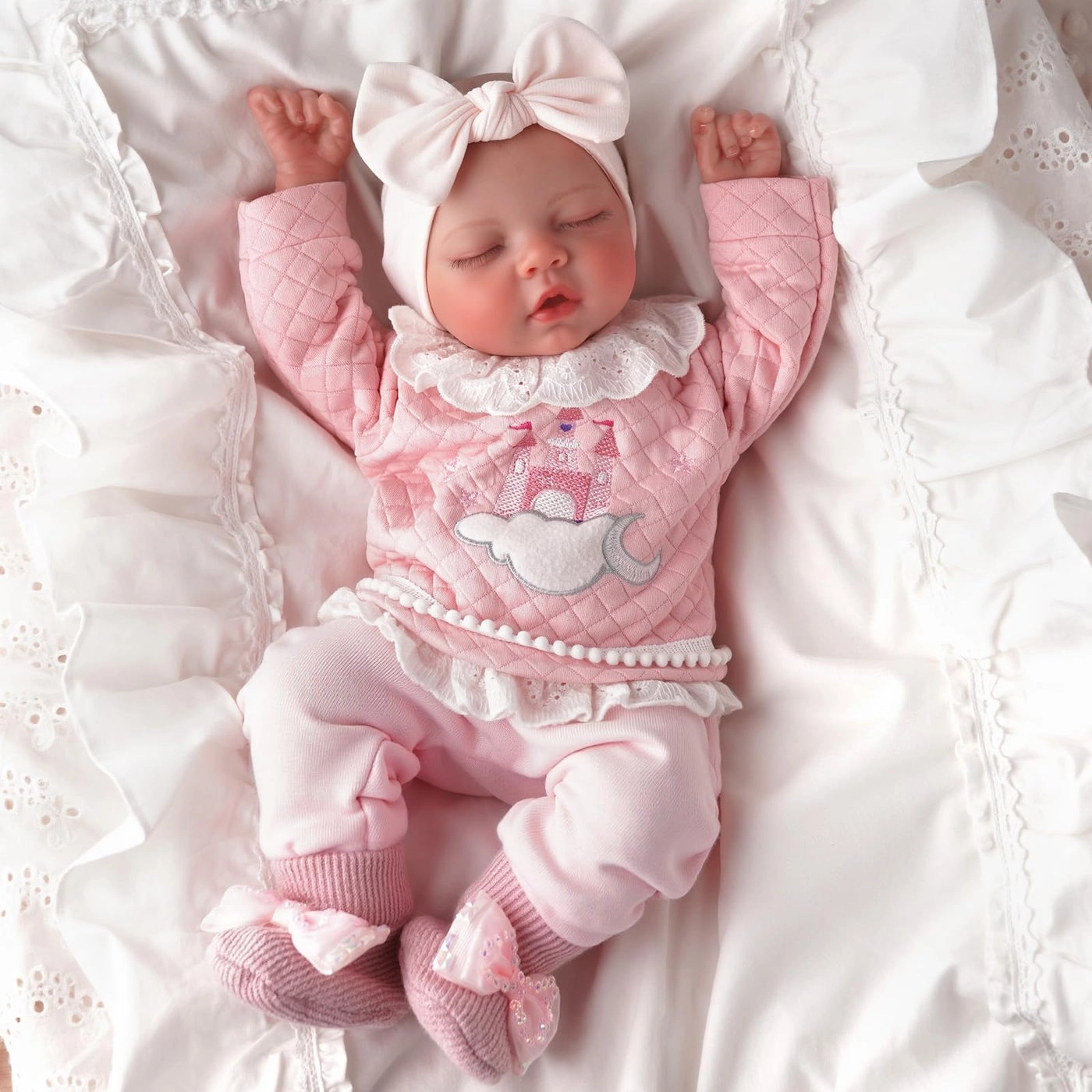 Reborn Baby Doll - 17 Inch Girl Sleeping
