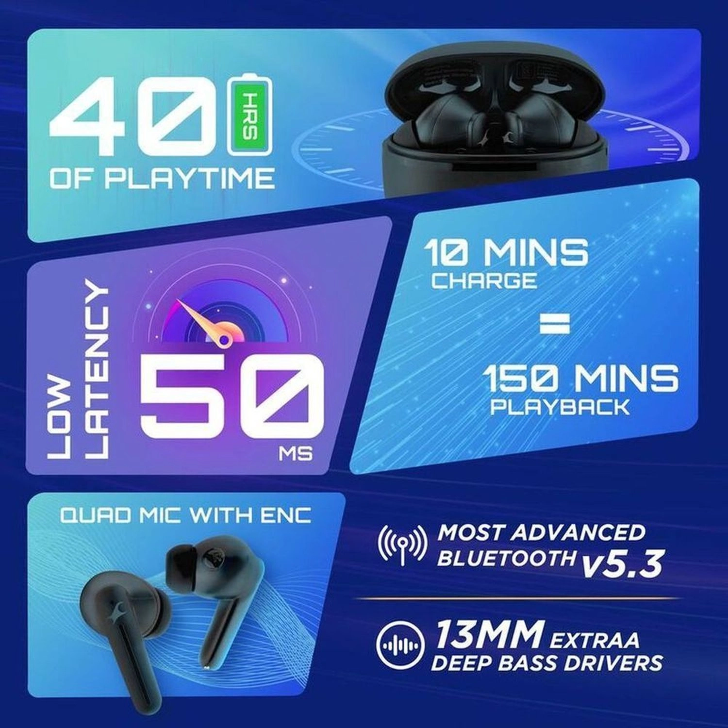 FPODS FX100 FT7 Wireless Earbud