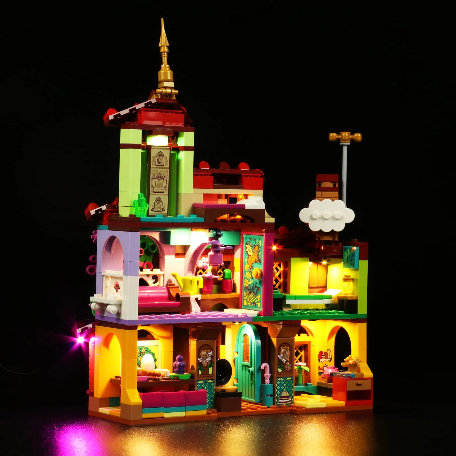 BrickBling LED Light Kit for Lego Encanto Madrigal House (43202) - Movie