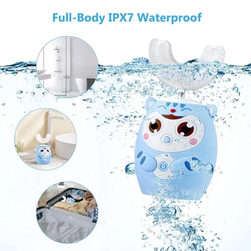 U Shaped Ultrasonic Automatic Toothbrush - Six Cleaning Modes Rechargeable