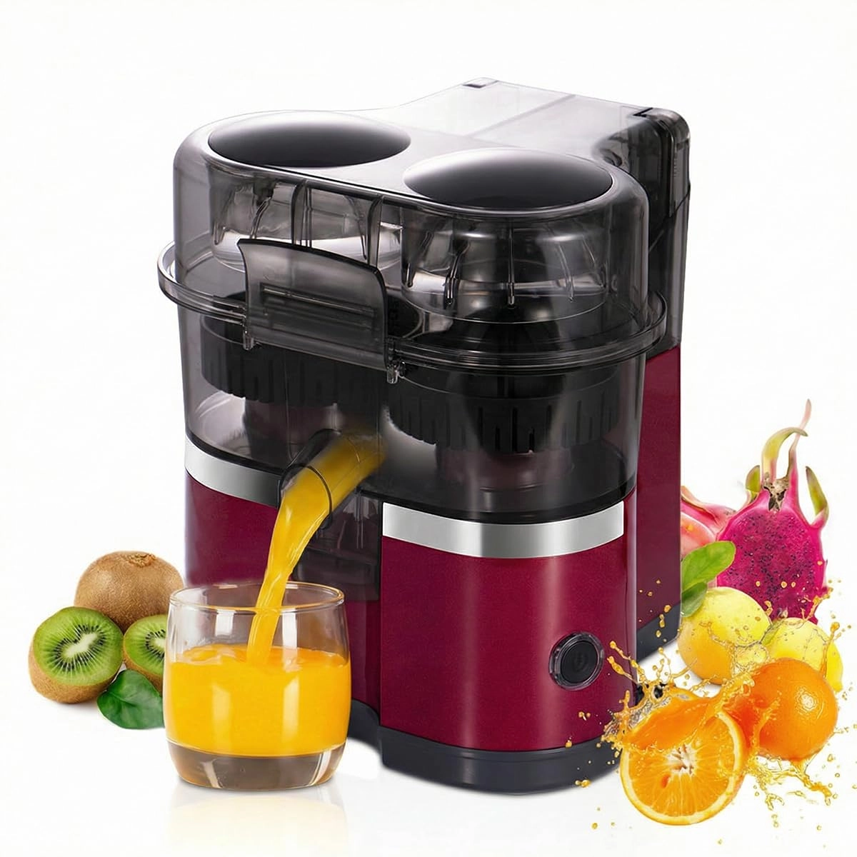 MOZZARE Dual-head Citrus Juicer - 100W 300ml