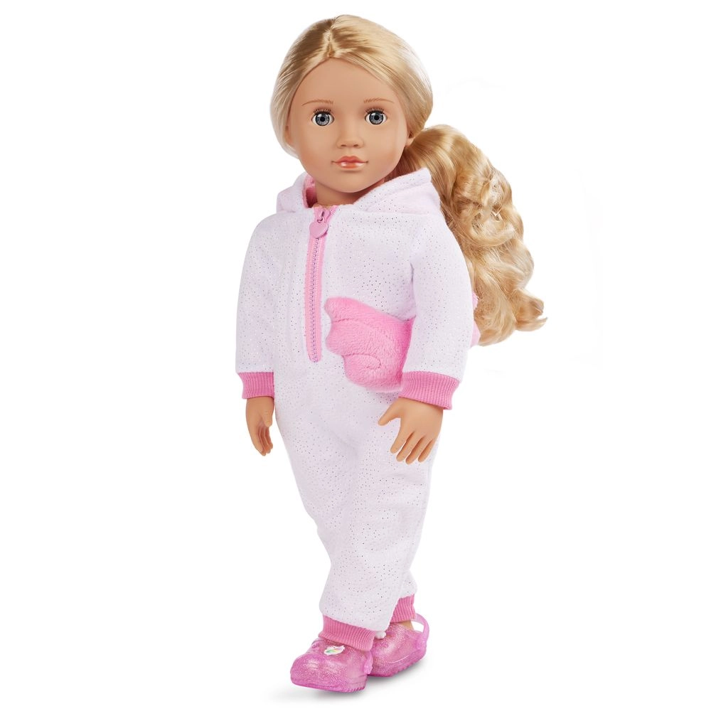 Lilian Fashion Doll - 18-inch Unicorn Pyjama Playset Ages 3+