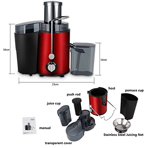 Wide Chute Slow Masticating Juicer Extractor - 250 watts 500 Milliliters