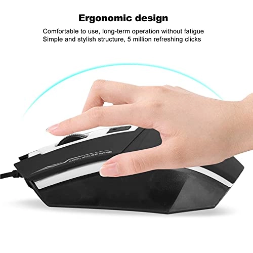 RGB Backlit Ergonomic Mouse - Wired