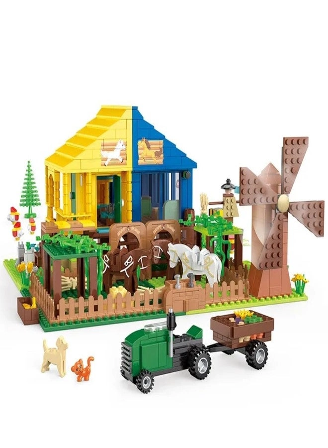 Shopki Building Blocks Farm House Set - 800+ pcs