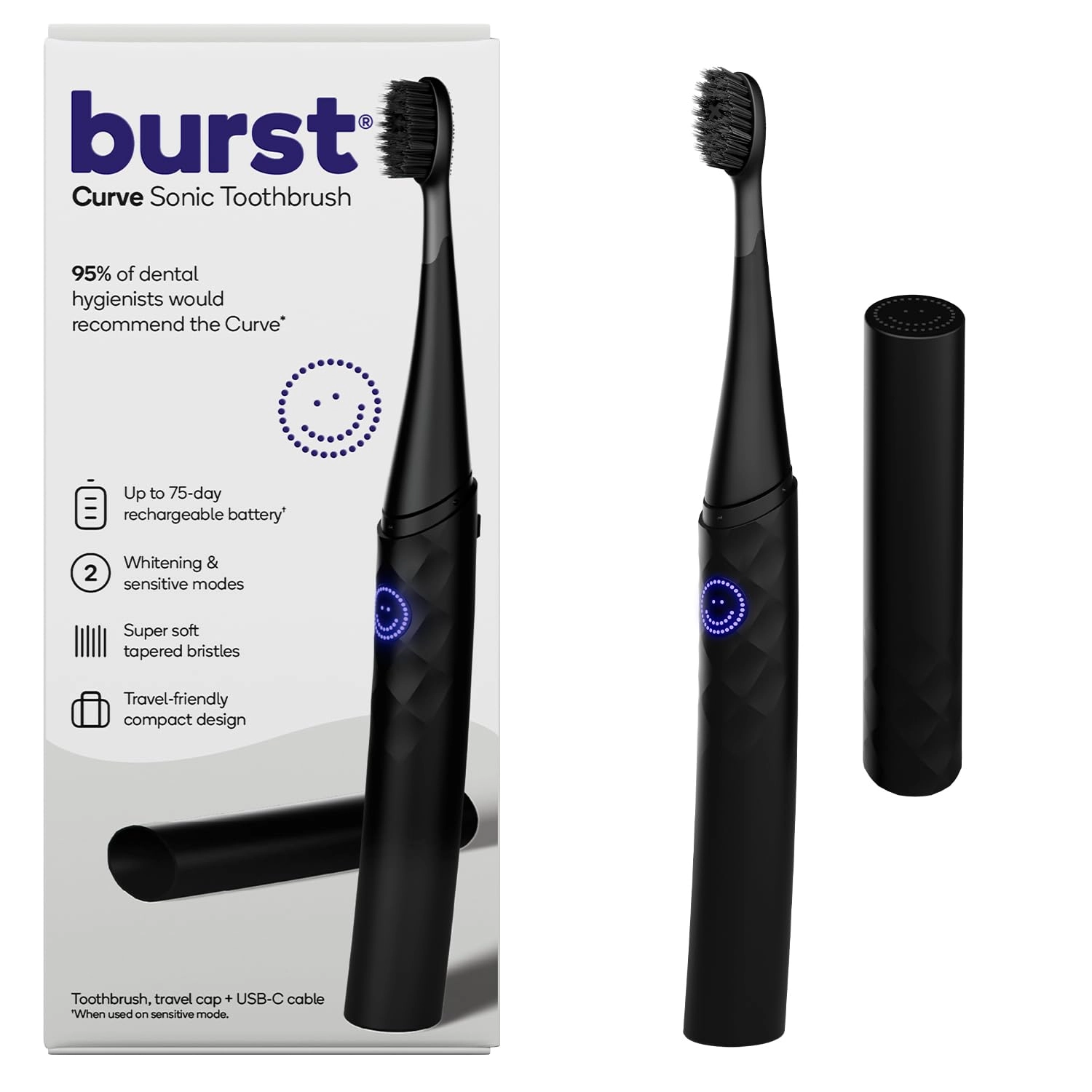 Curve - Sonic Cobalt Blue Ultra Soft Bristles