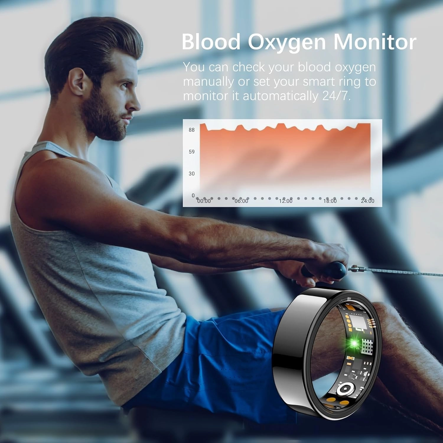 Smart Ring - IP68 Silver