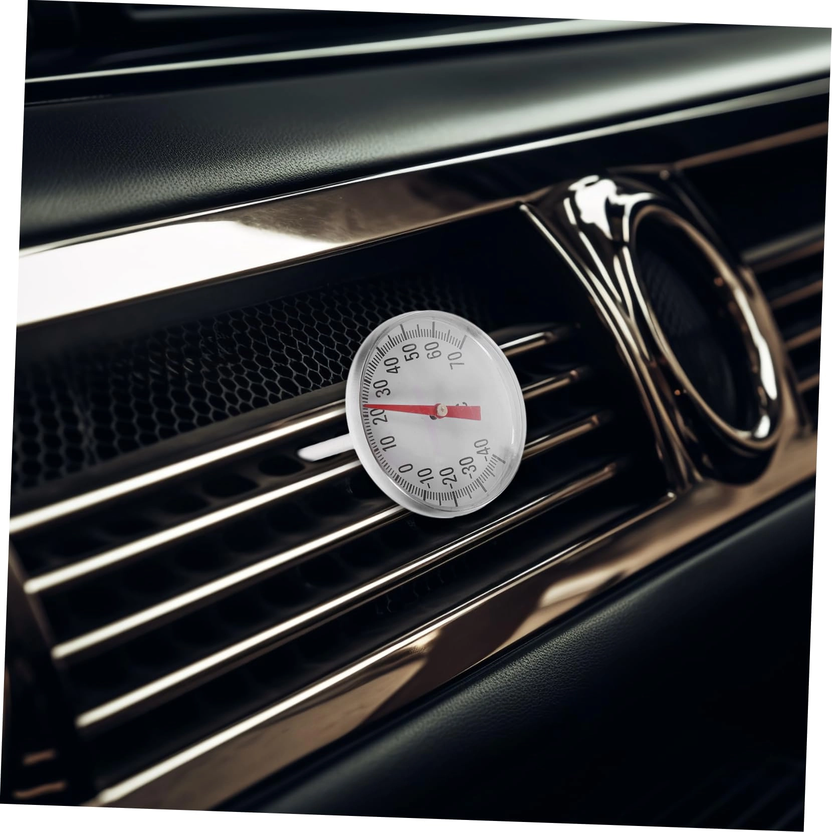 Car Thermometer - 2pc Mechanical Red